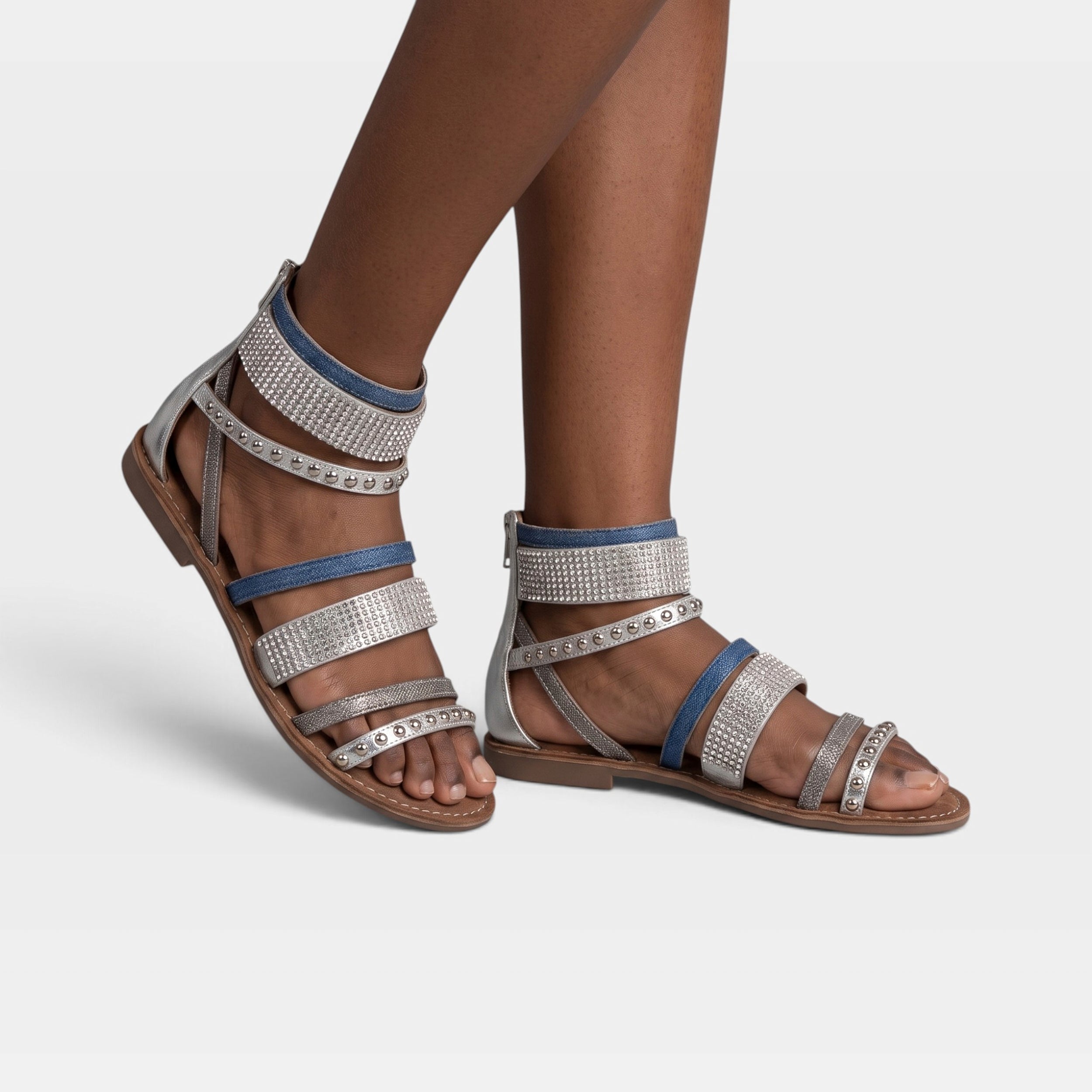 Azura Belalia Silver Multi Sandal