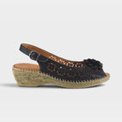 Spring Step Belford Black Sandal