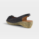 Spring Step Belford Black Sandal