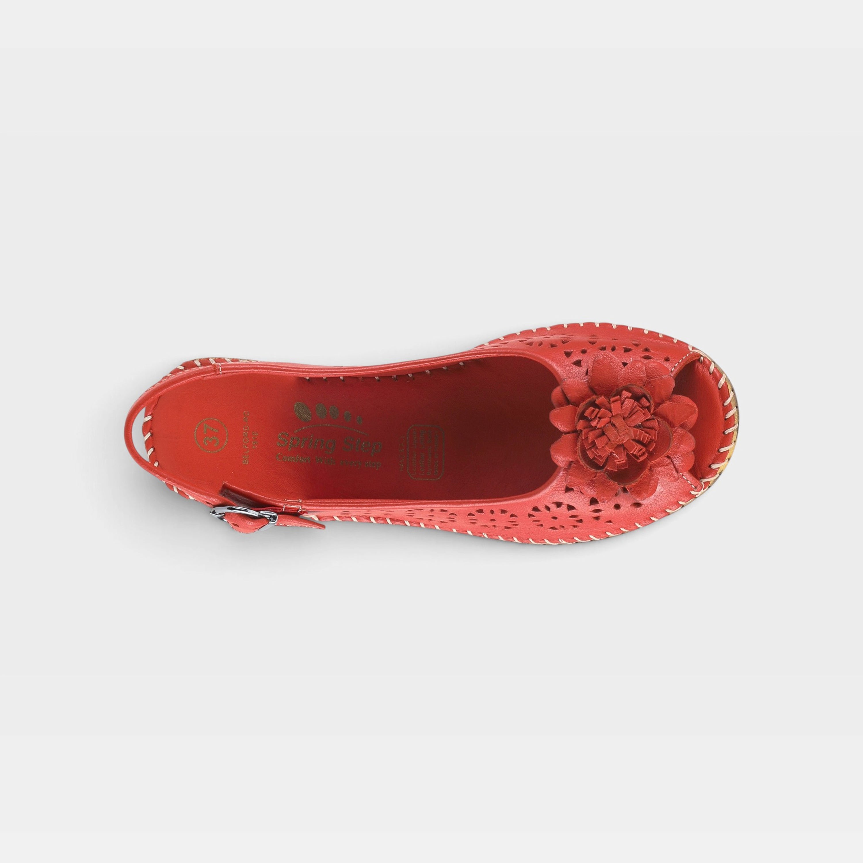 Spring Step Belford Red Sandal