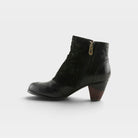 L'Artiste Belgard boots in Black, side view