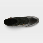 L'Artiste Belgard boots in Black, top view
