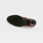 L'Artiste Belgard boots in Bordeaux, outsole view
