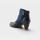 L'Artiste Belgard boots in Navy, alternate angle view