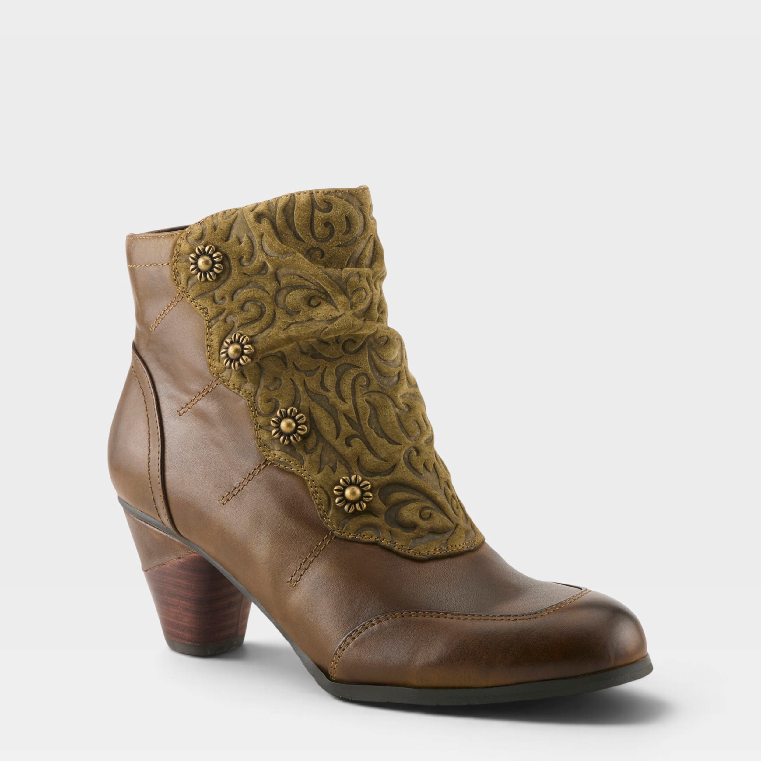 L'artiste Belgard Leather Boots for Women - Spring Step Shoes