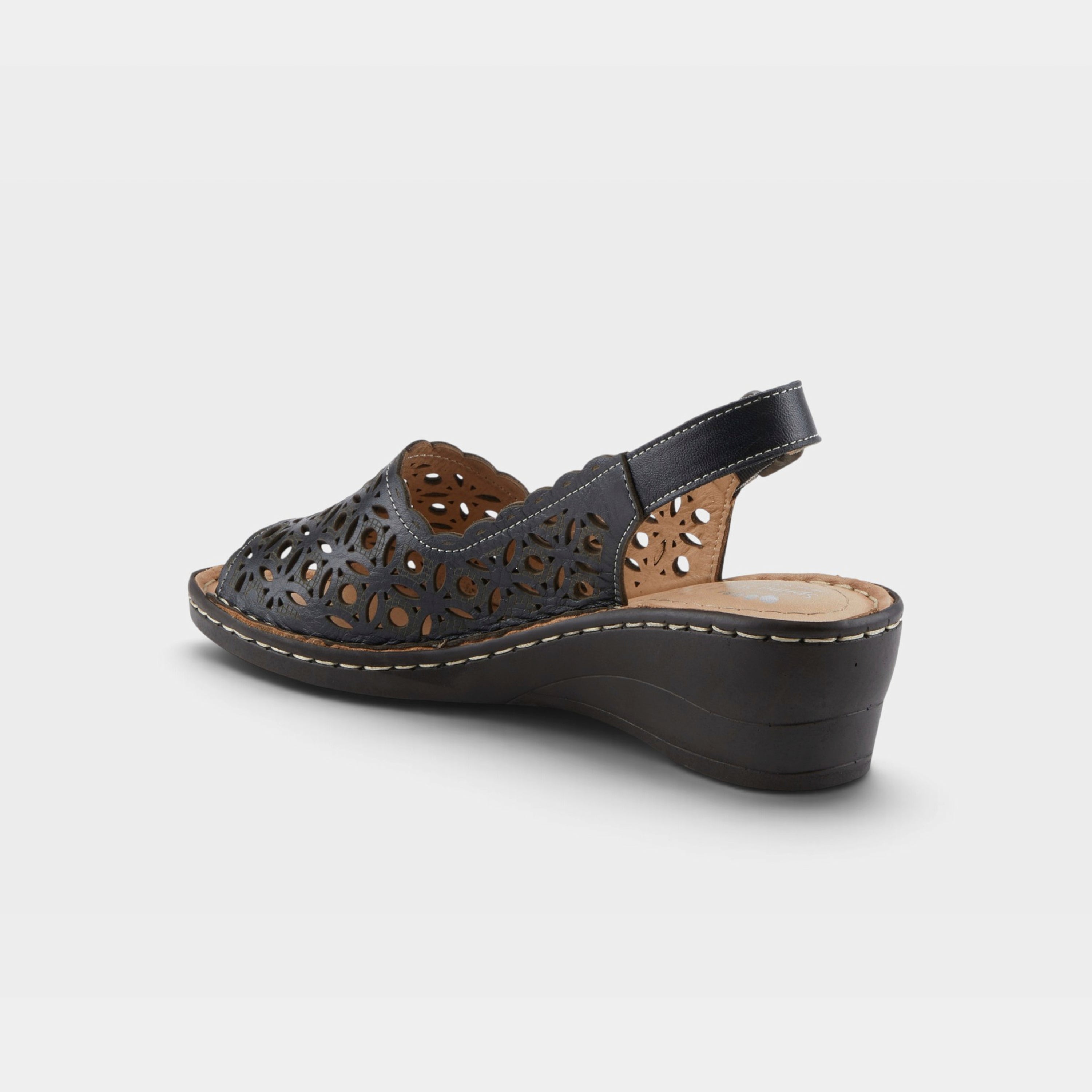 Spring Step Belizana Black Sandal