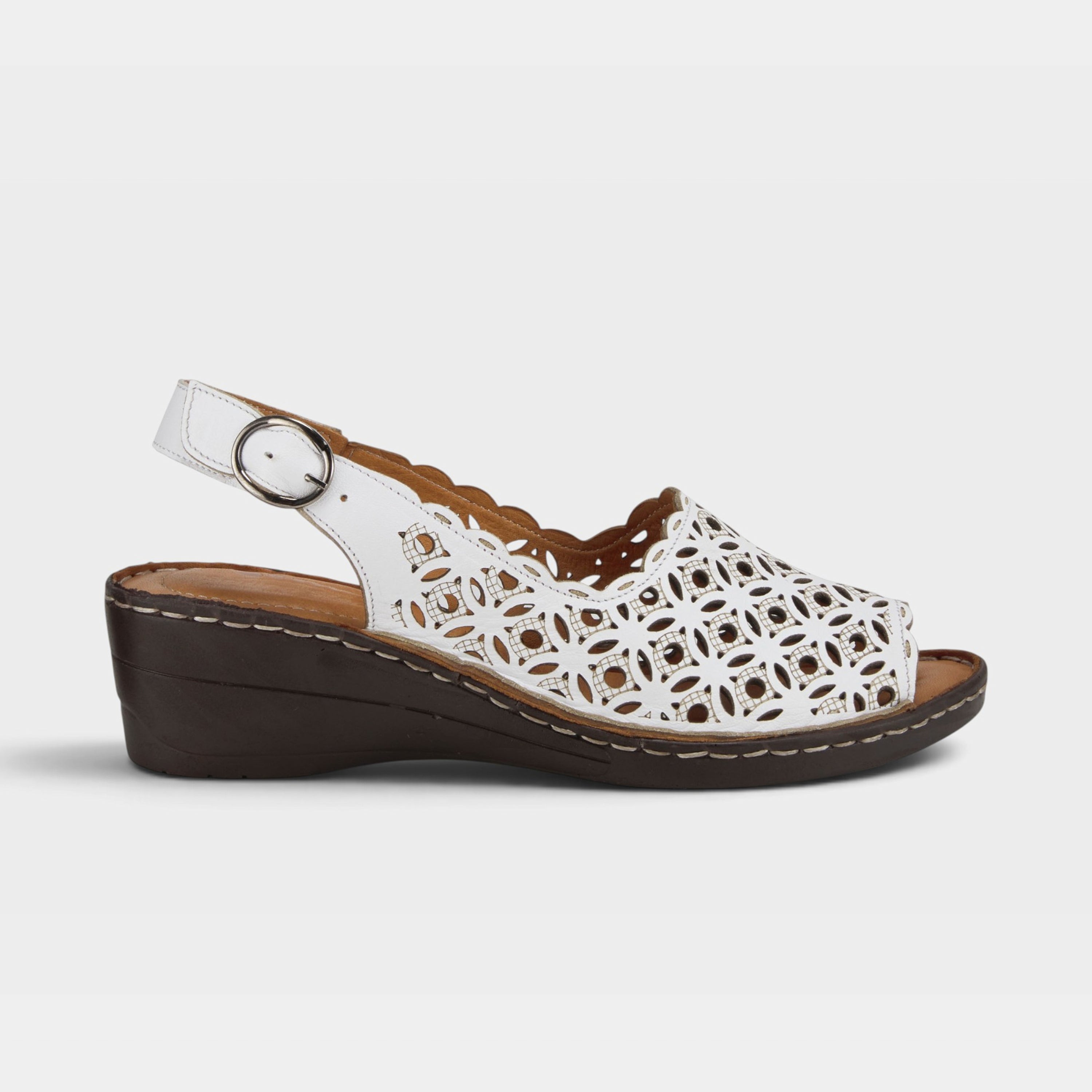 Spring Step Belizana White Sandal