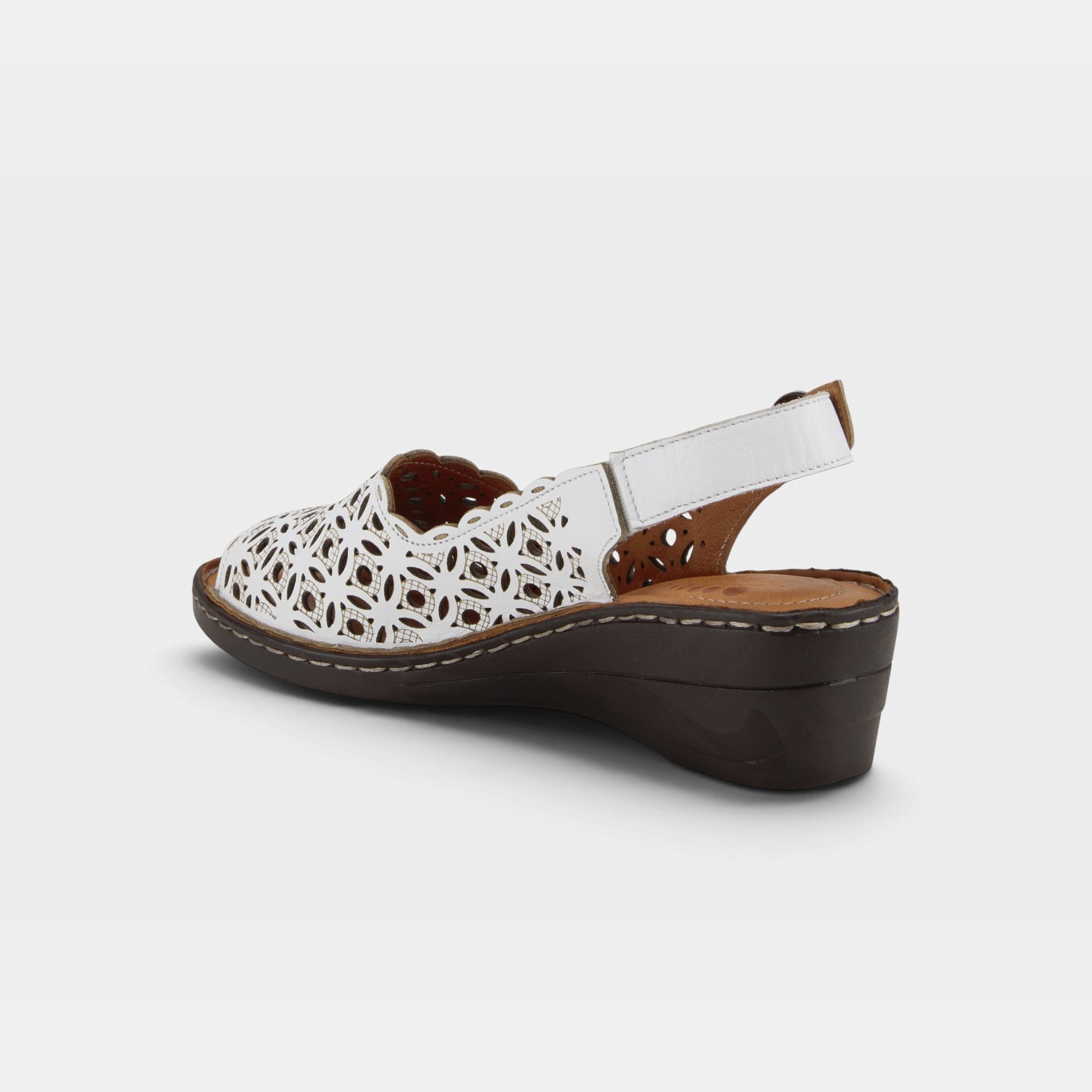 Spring Step Belizana White Sandal