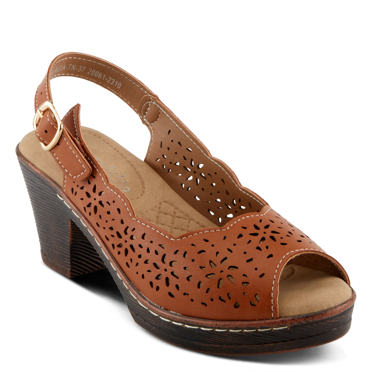 Patrizia PATRIZIA BELLAGIA SANDALS sandal in tan with stylish fashion design