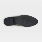 L'Artiste Benatar western bootie in Black Multi, outsole view