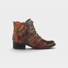 L'Artiste Benatar western bootie in Brown Multi, hero view