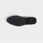 L'Artiste Benatar western bootie in Brown Multi, outsole view