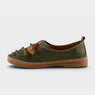 Spring Step Berna Dark Olive Shoe