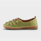 Spring Step Berna-Perf Green Slip-on Shoe