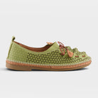 Spring Step Berna-Perf Green Slip-on Shoe