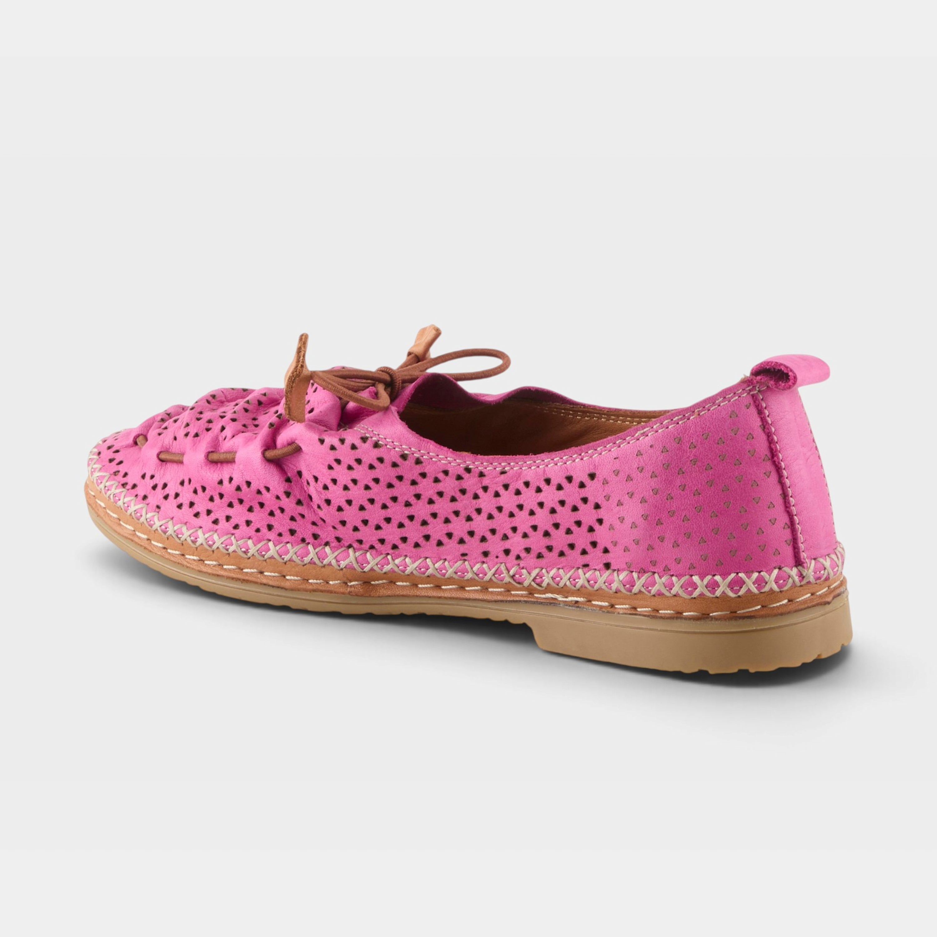 Spring Step Berna-Perf Hot Pink Slip-on Shoe