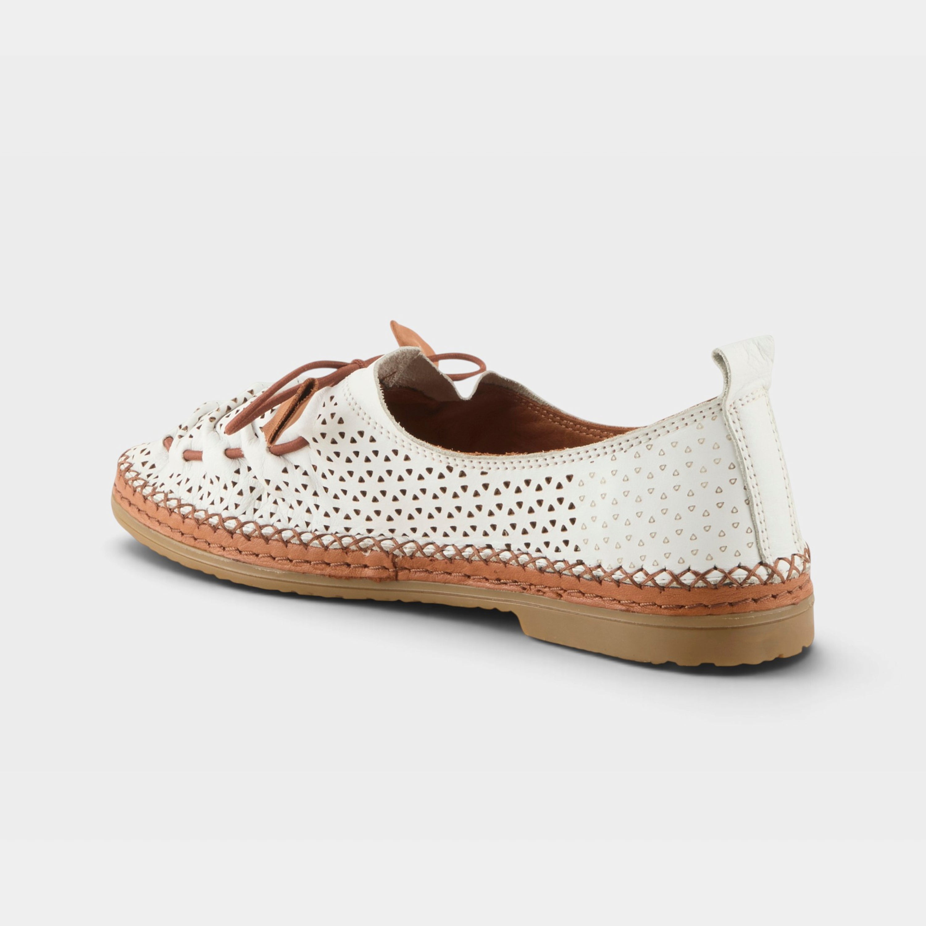 Spring Step Berna-Perf White Slip-on Shoe
