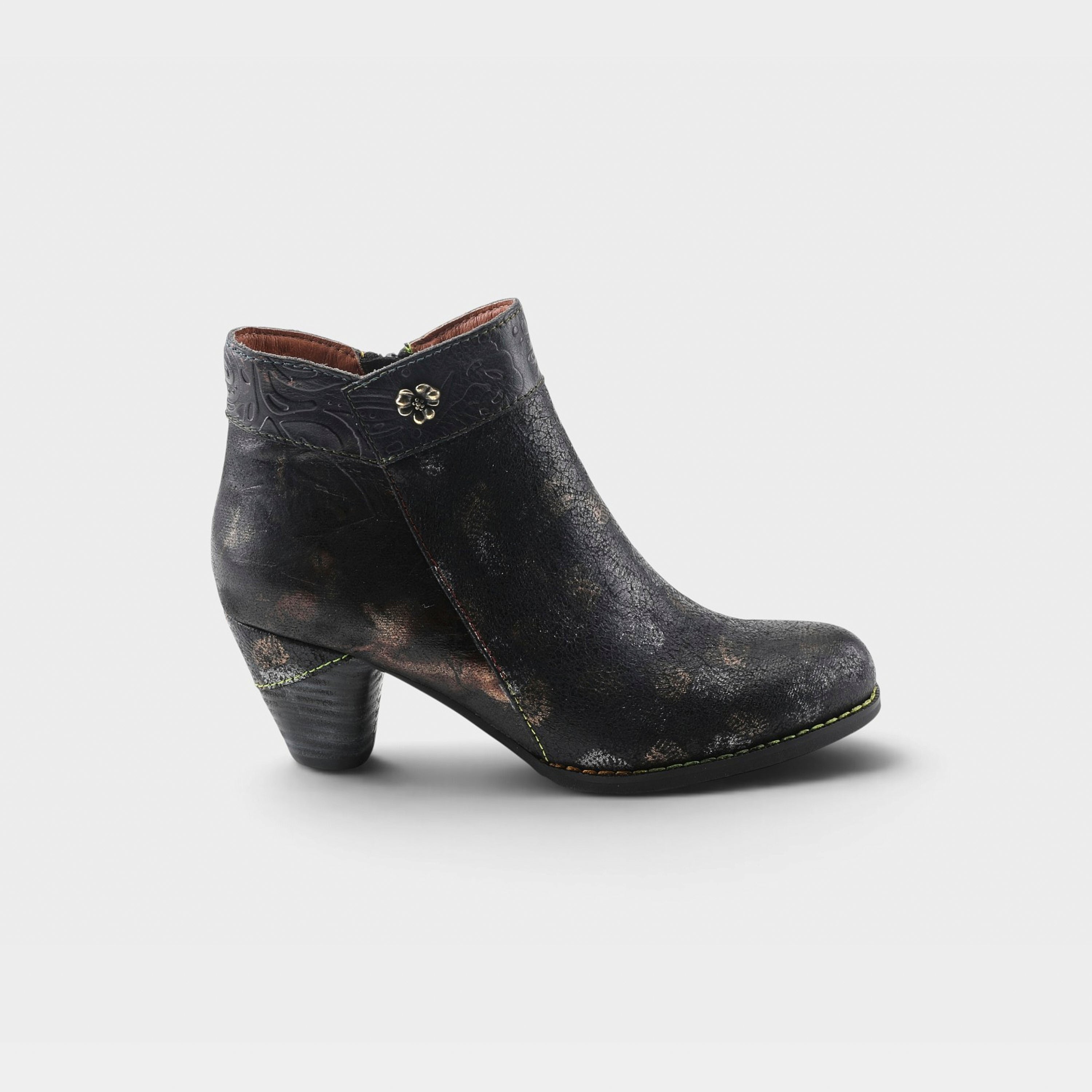 L'Artiste Bestlove boots in Black Multi, hero view