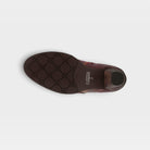 L'Artiste Bestlove boots in Bordeaux Multi, outsole view