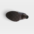 L'Artiste Bestlove boots in Navy Multi, outsole view