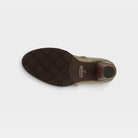 L'Artiste Bestlove boots in Olive Multi, outsole view