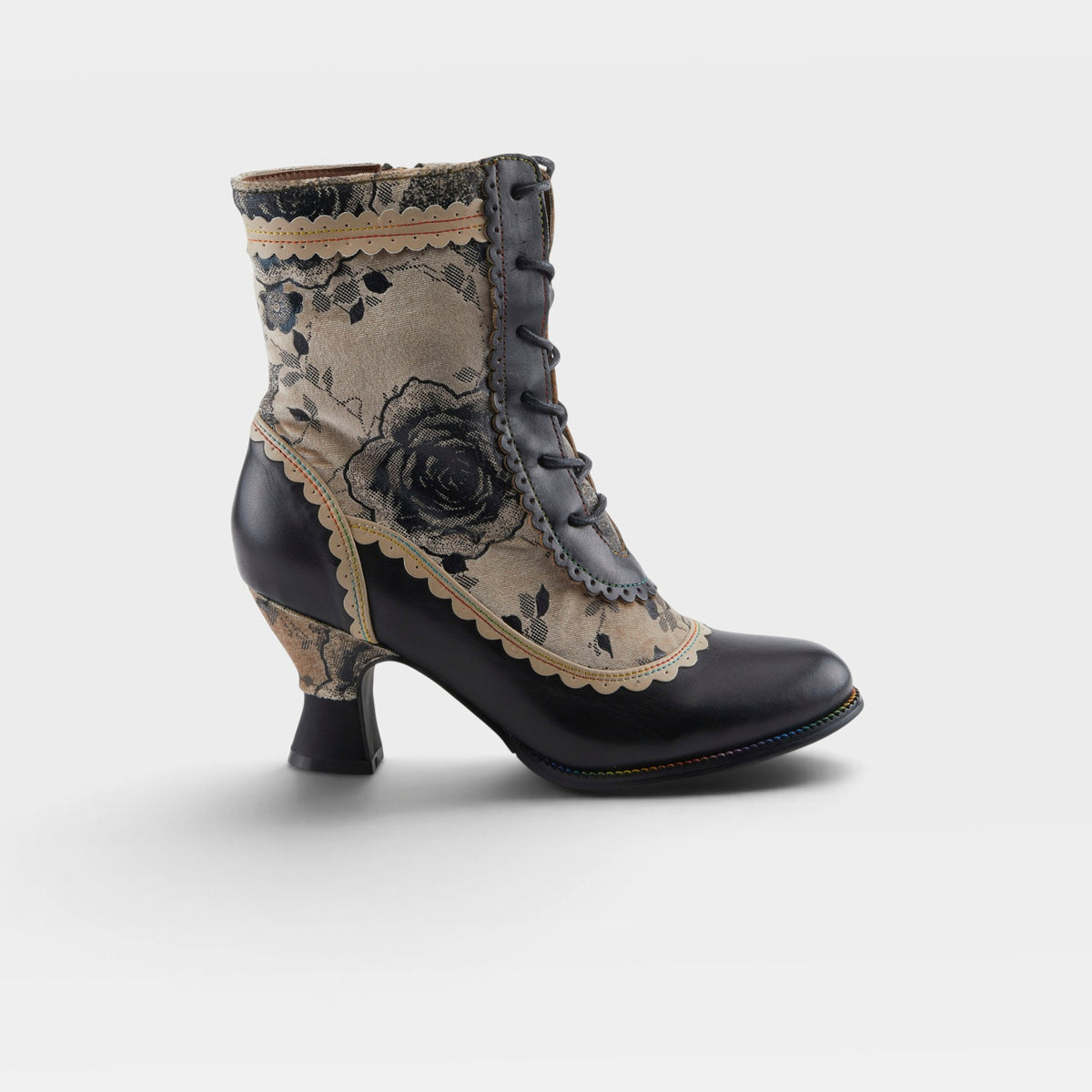 L'Artiste Bewitch-Prit boots in Black Multi, hero view
