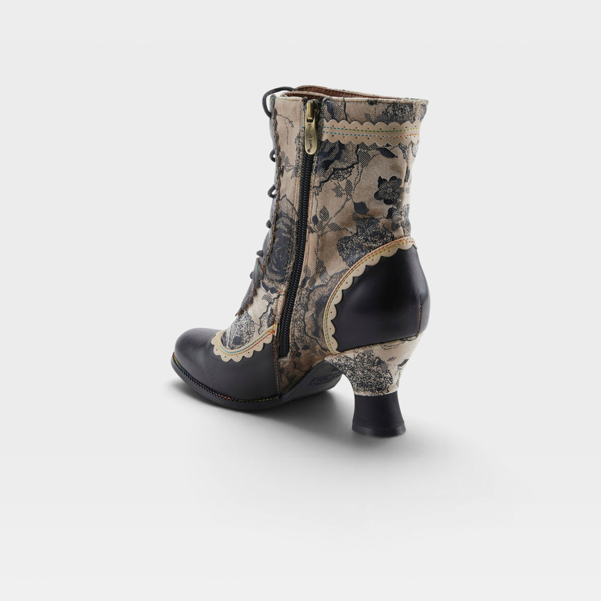 L'Artiste Bewitch-Prit boots in Black Multi, alternate angle view