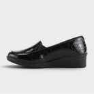 Flexus Biddey Black Croco Shoe