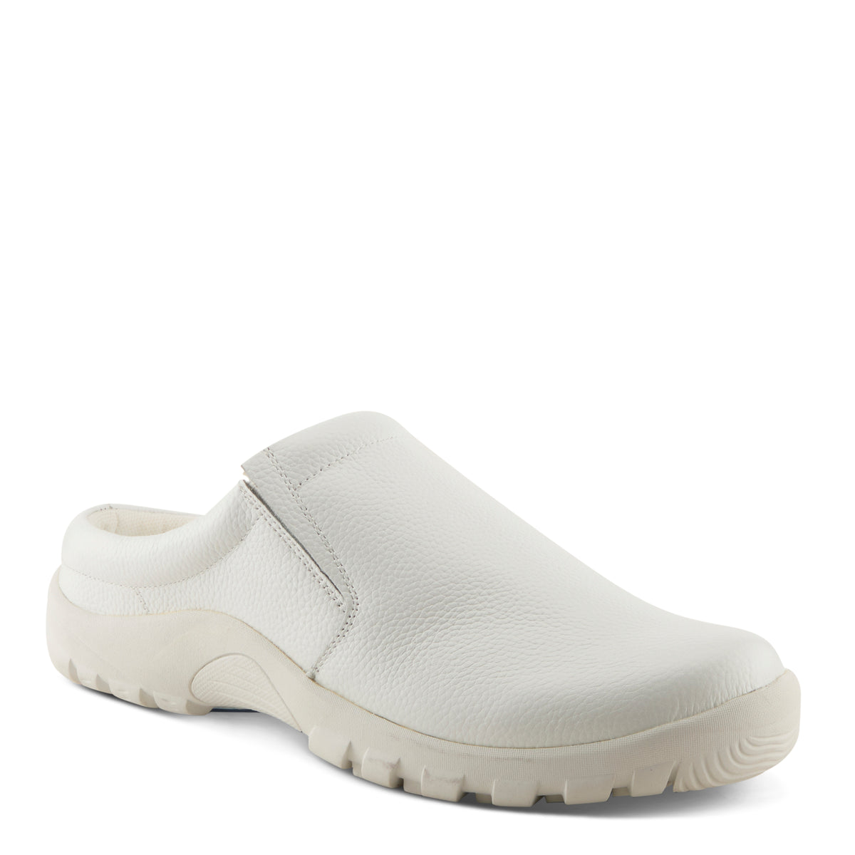 Spring Step Professional Spring Step Professional BLAINE Men's SLIP-ON SHOE slip-on shoe in white with slip-resistant outsole