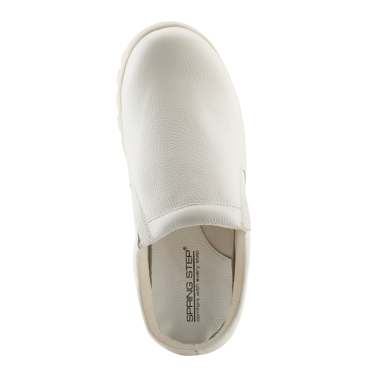 Spring Step Professional Spring Step Professional BLAINE Men's SLIP-ON SHOE slip-on shoe in white with slip-resistant outsole