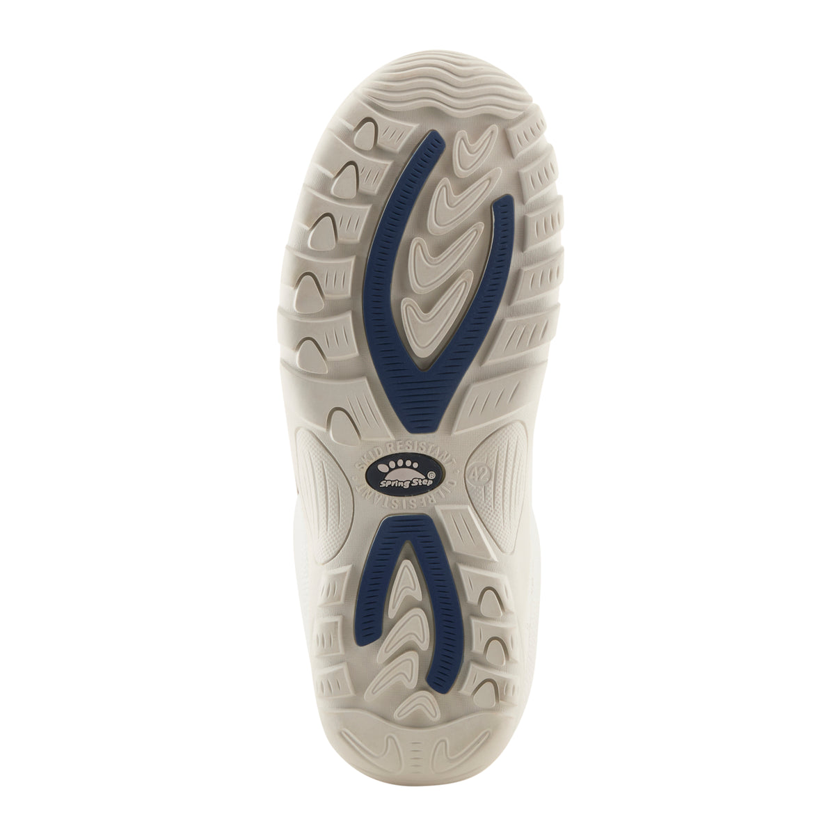 Spring Step Professional Spring Step Professional BLAINE Men's SLIP-ON SHOE slip-on shoe in white with slip-resistant outsole