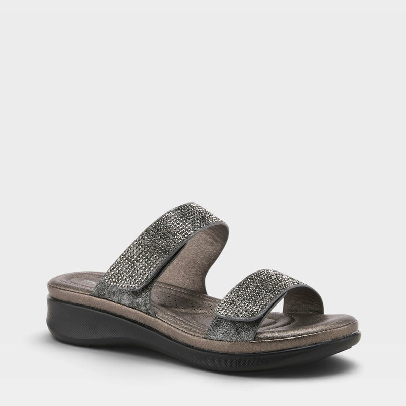 FLEXUS BLING SLIDE SANDALS
