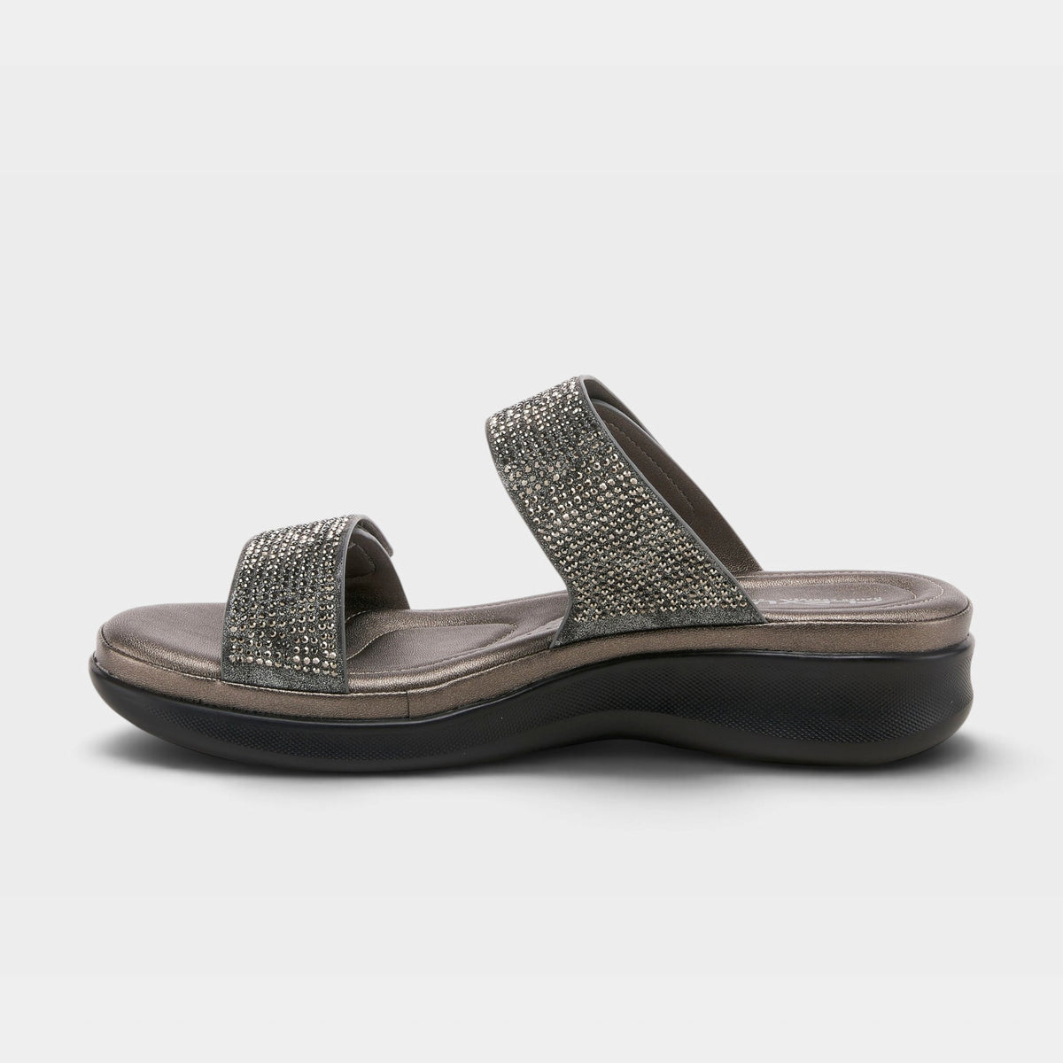 Flexus – Bling – Pewter – Slide Sandal