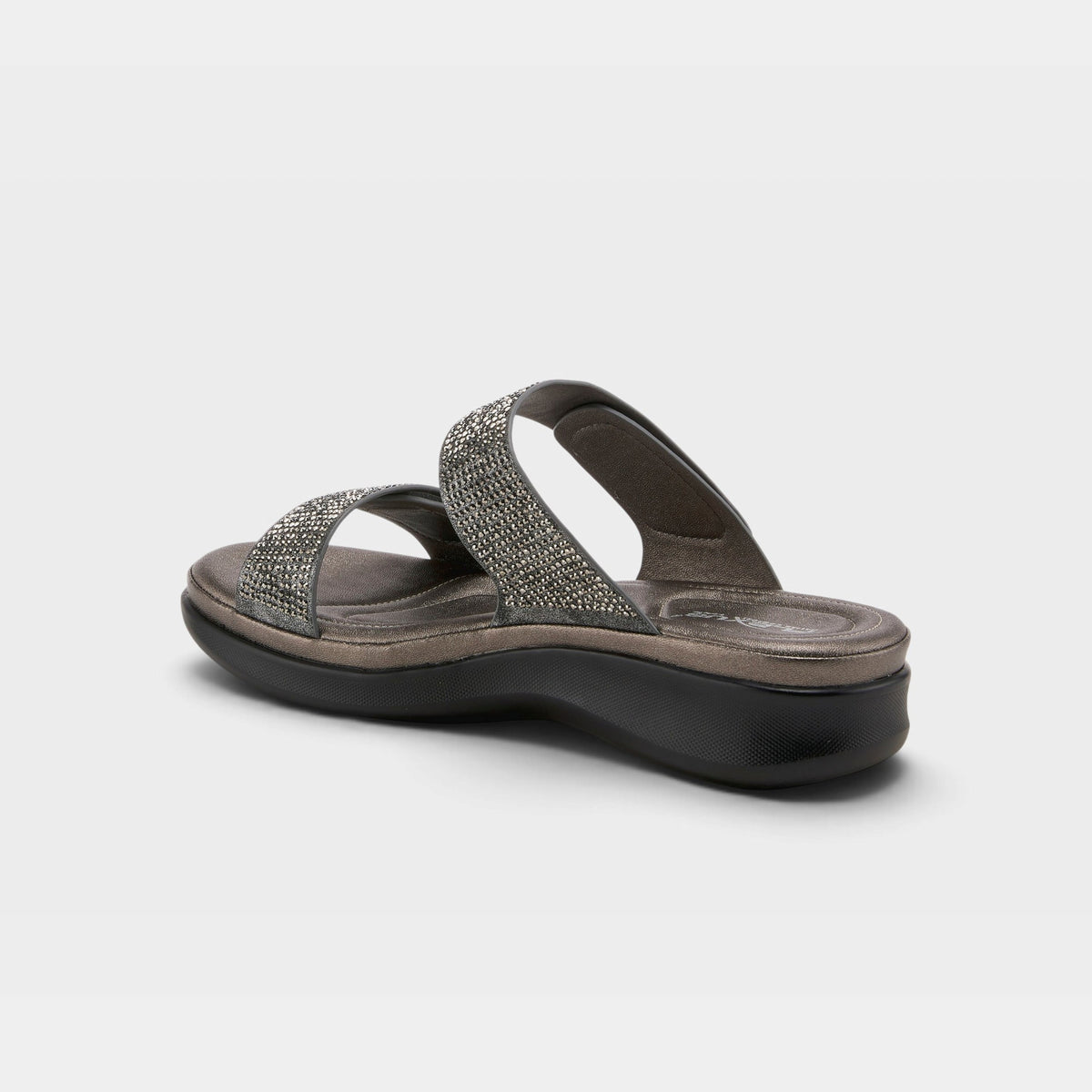 Flexus – Bling – Pewter – Slide Sandal