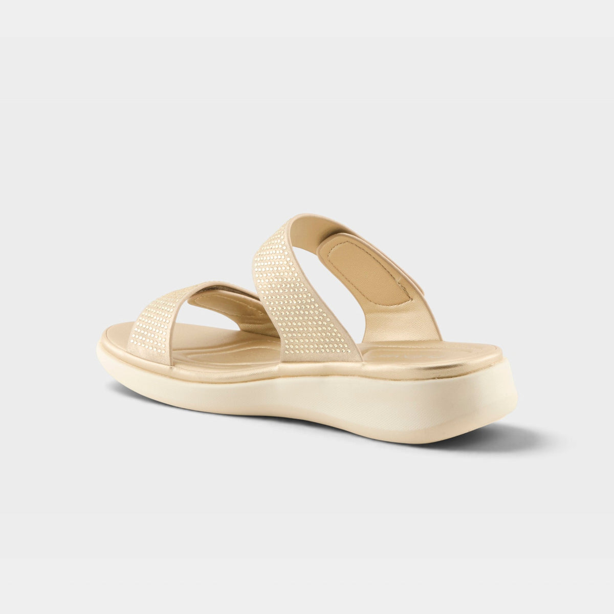 Flexus – Bling – Soft Gold – Slide Sandal