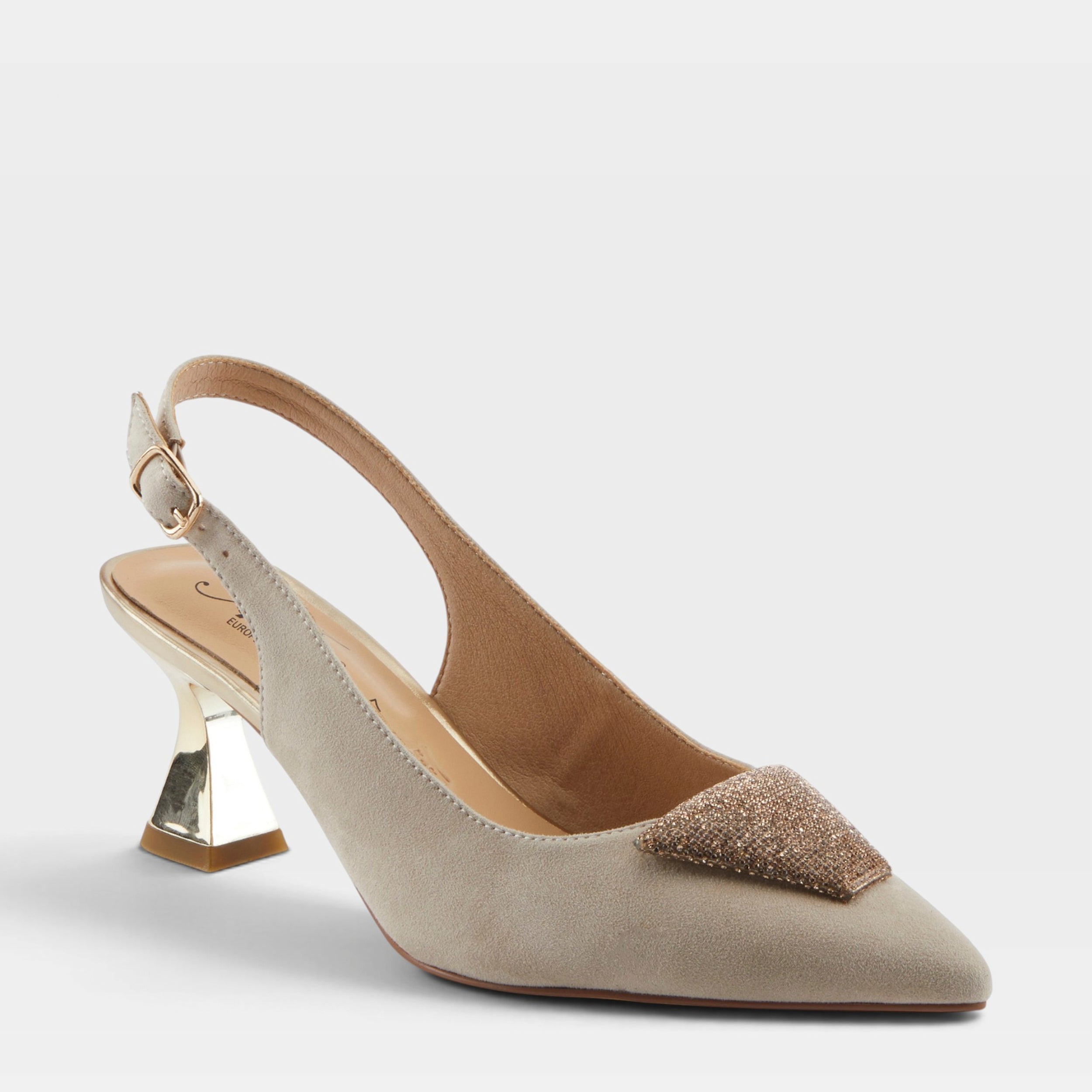 Azura Blingiton Beige Shoe