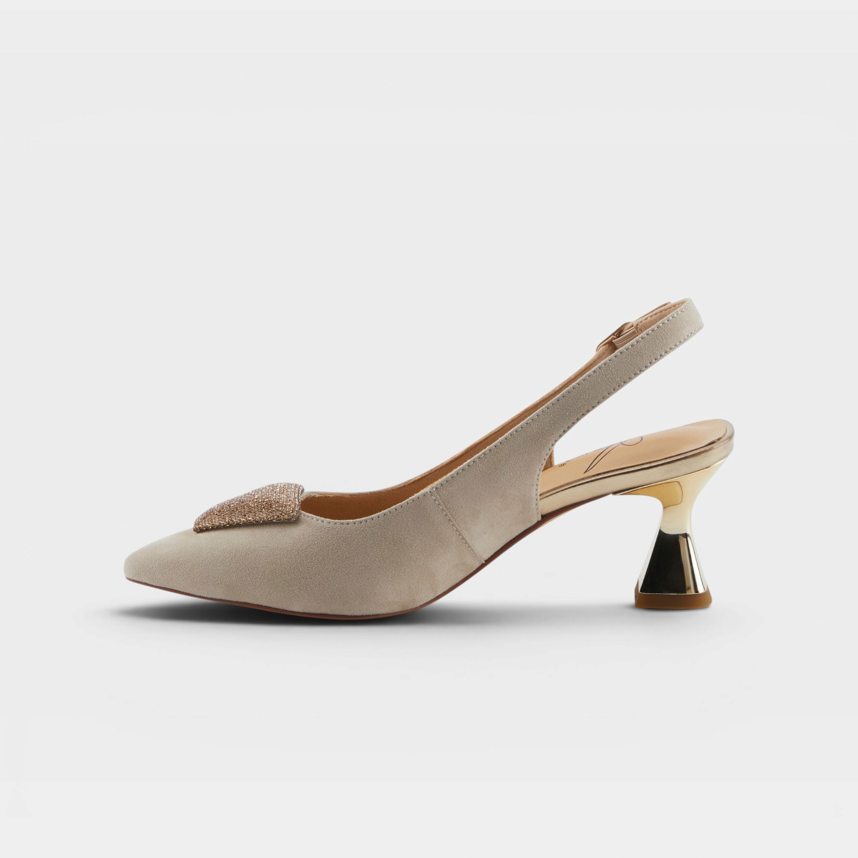 Azura Blingiton Beige Shoe