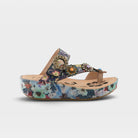 L'Artiste Blissbloom sandals in Navy Multi, hero view