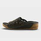 Spring Step Bloomella Black Sandal