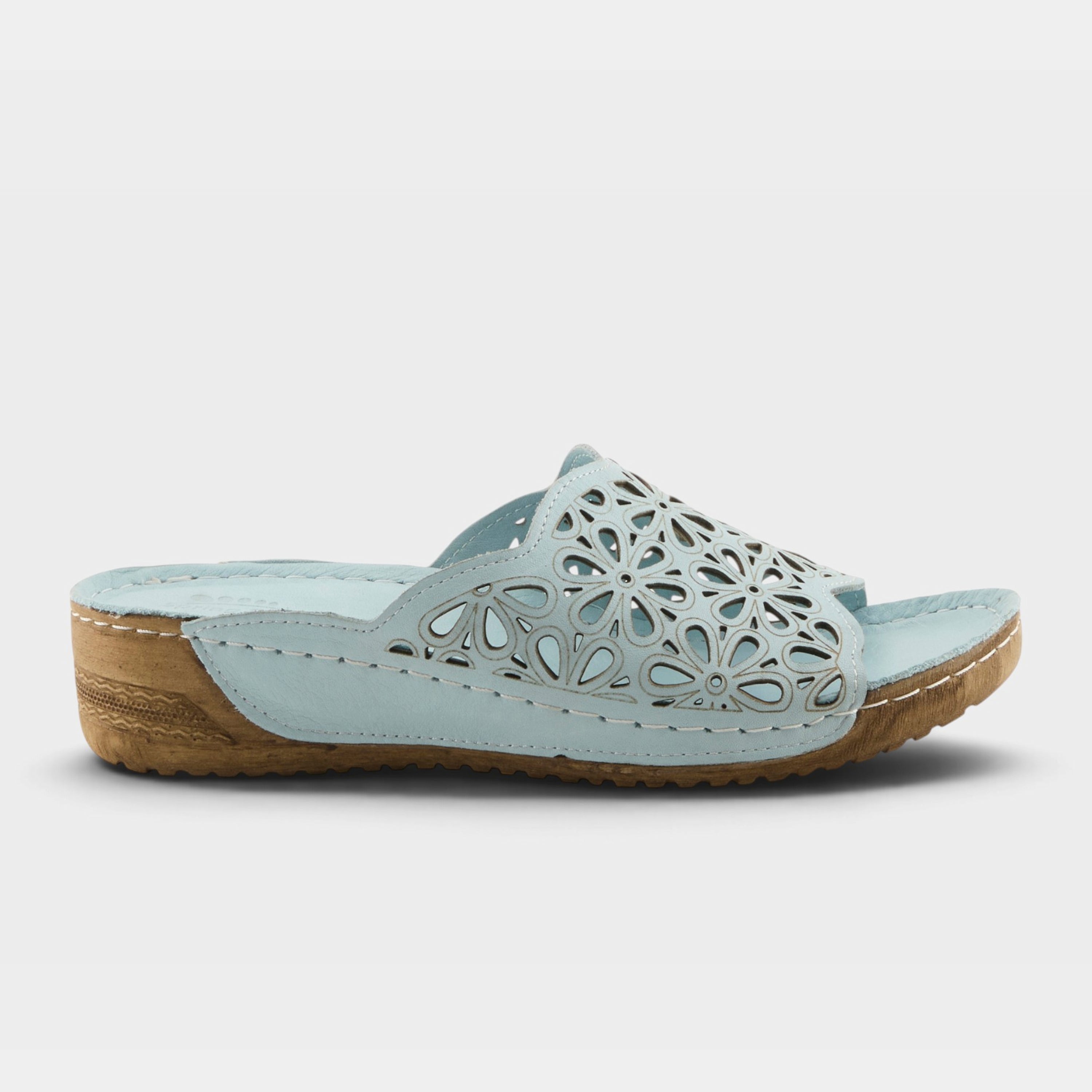 Spring Step Bloomella Sky Blue Sandal