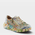 L'Artiste Bloomington sneakers in Beige Multi, front view