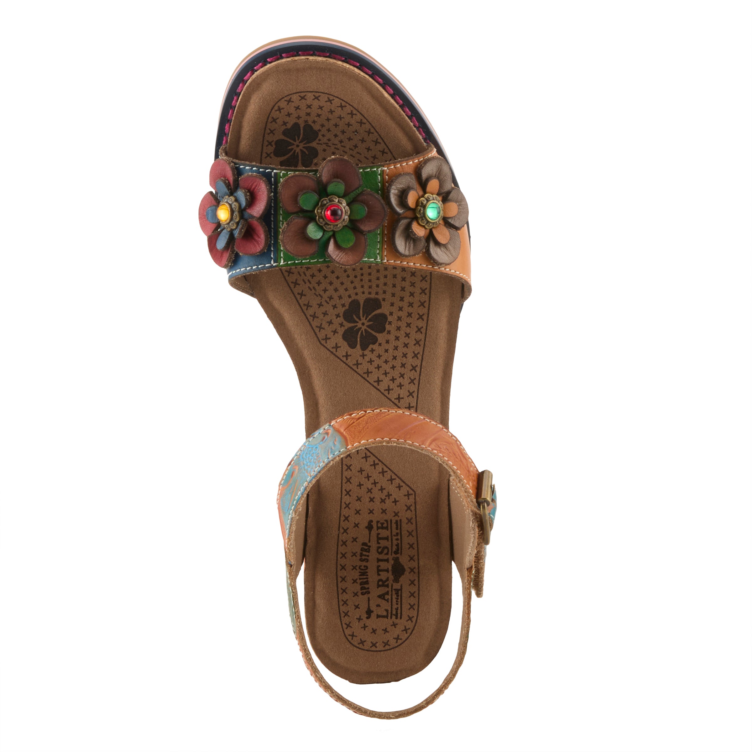 L'Artiste Bluesky Womens Ankle Strap Sandals