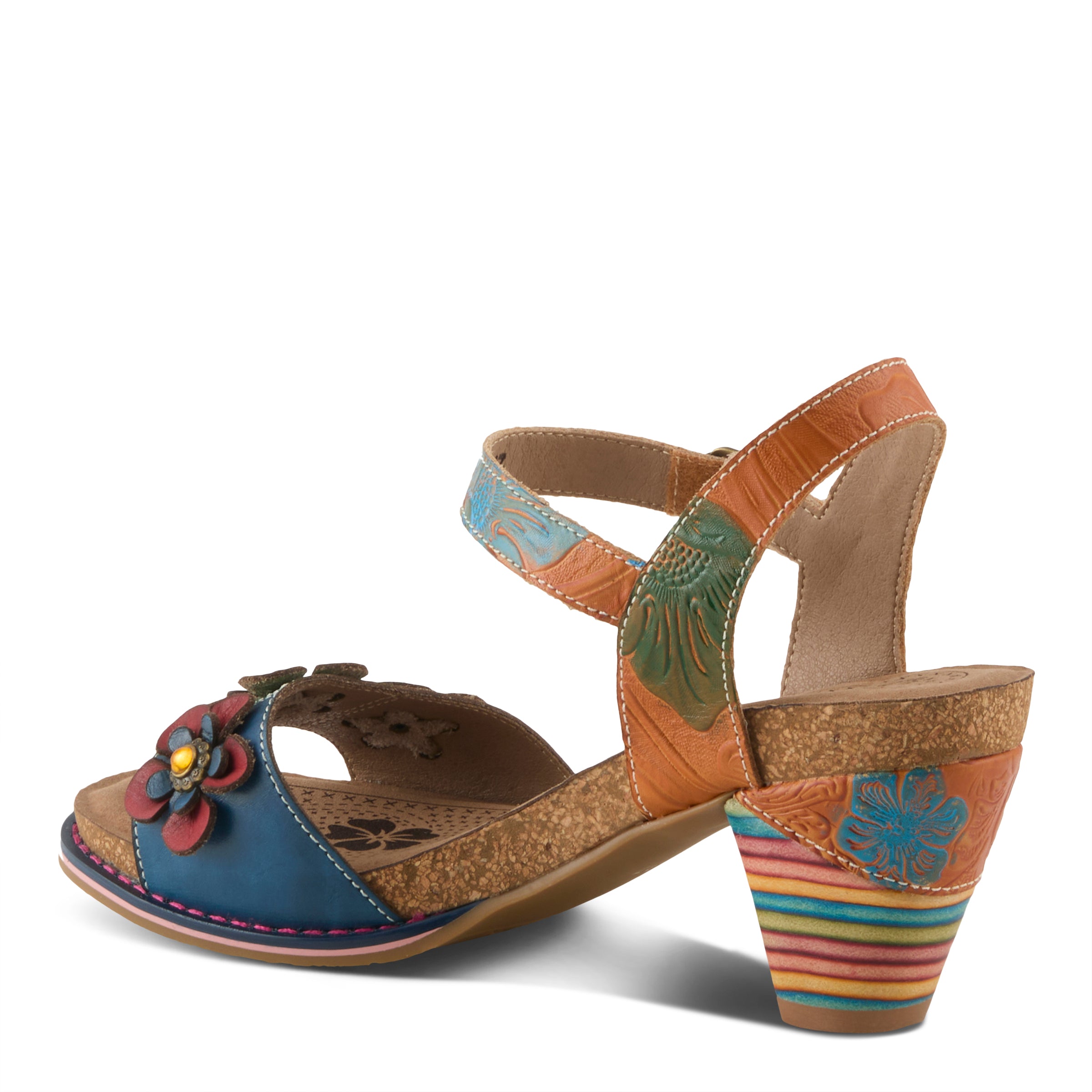 スカイブルートパーズ＆アンデシンラブラドライト✴︎14kgfブレスレットB209 L'Artiste Bluesky Womens Ankle Strap Sandals – Spring Step Shoes