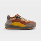 Spring Step Booker Camel Multi Suede Sneaker