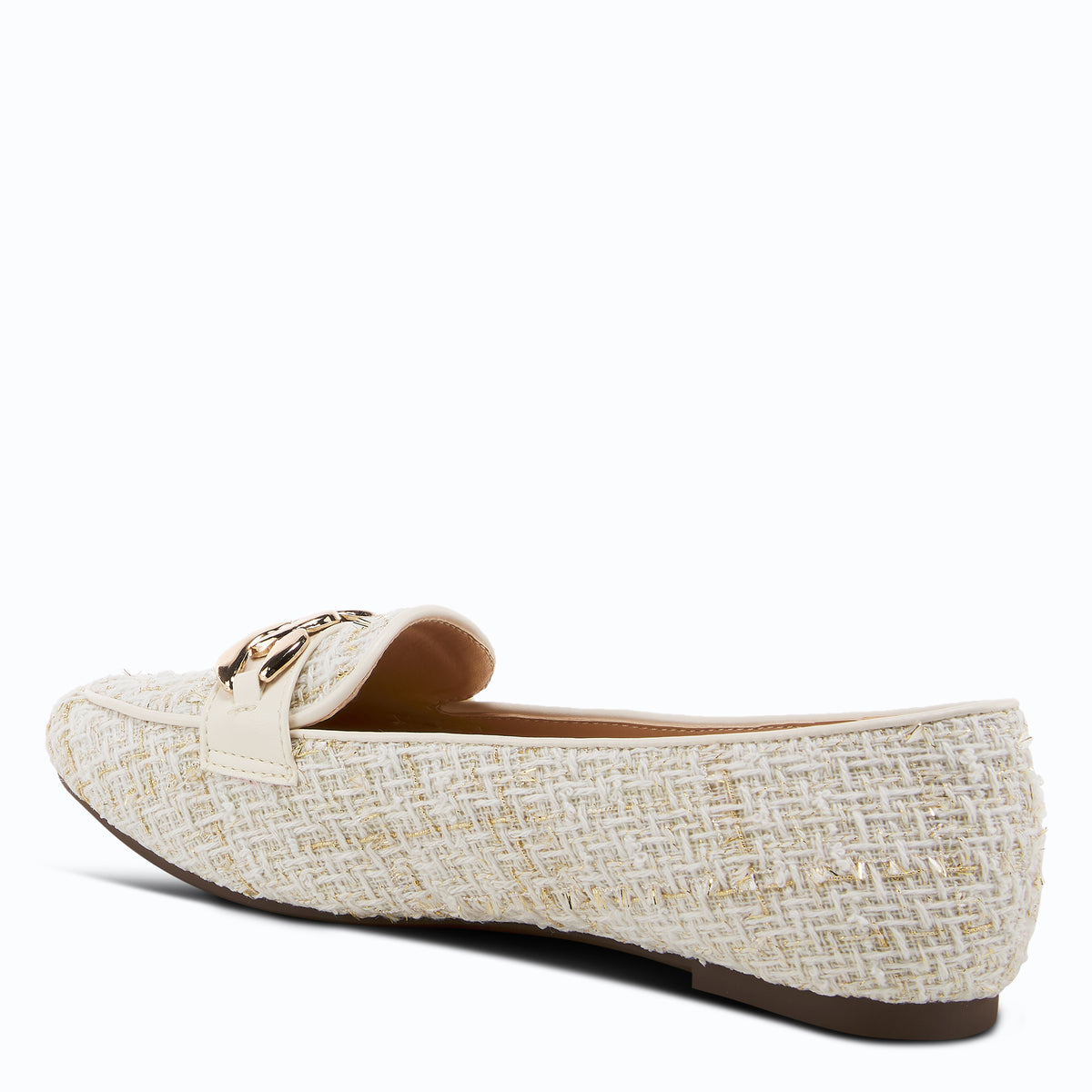 Patrizia PATRIZIA BOUCLE LOAFERS fashion shoe in off white with stylish fashion design