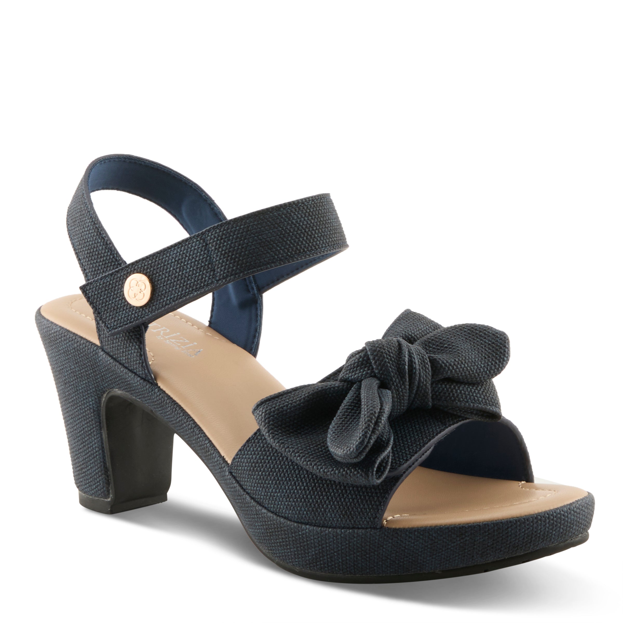 Stylish Bowdee Block Heel Sandals for Women - Spring Step Shoes