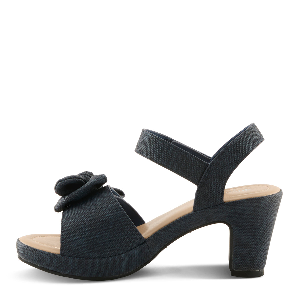 Patrizia PATRIZIA BOWDEE SANDAL sandal in dark denim blue with decorative bow detail