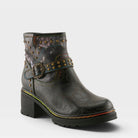 L'Artiste BRANCHOUT BOOTS in BLACK MULTI, front view