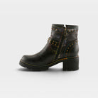 L'Artiste Branchout boots in Black Multi, side view