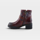 L'Artiste Branchout boots in Bordeaux Multi, side view